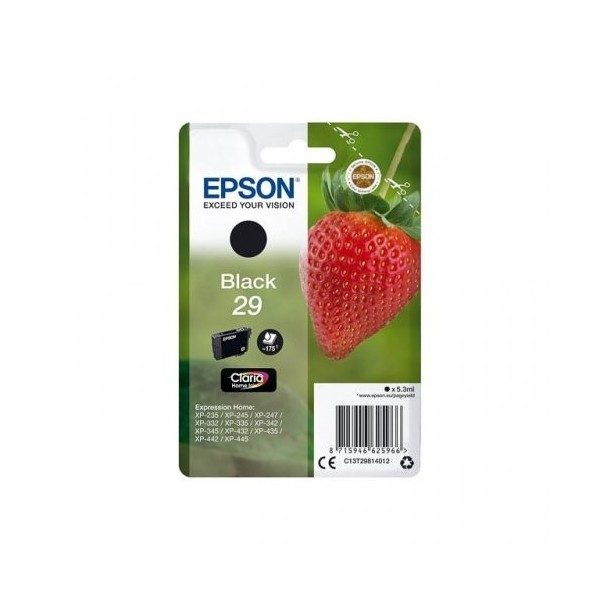 Epson 29 T2981 C13T29814012 BK tindikassett