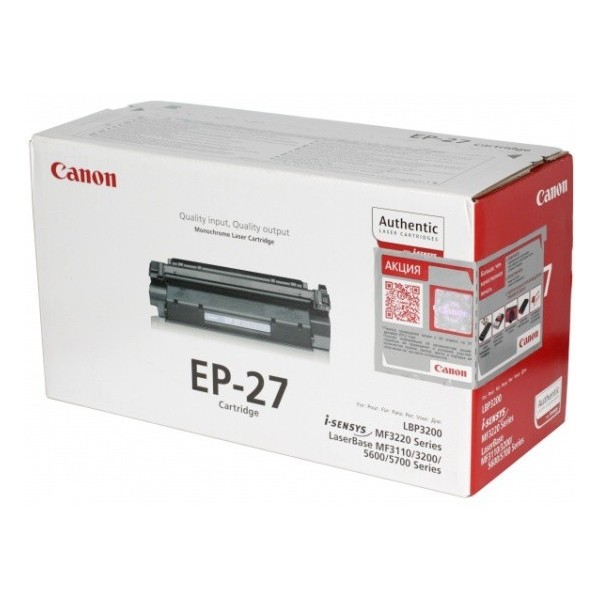 Canon EP-27BK EP27BK 8489A002 toner