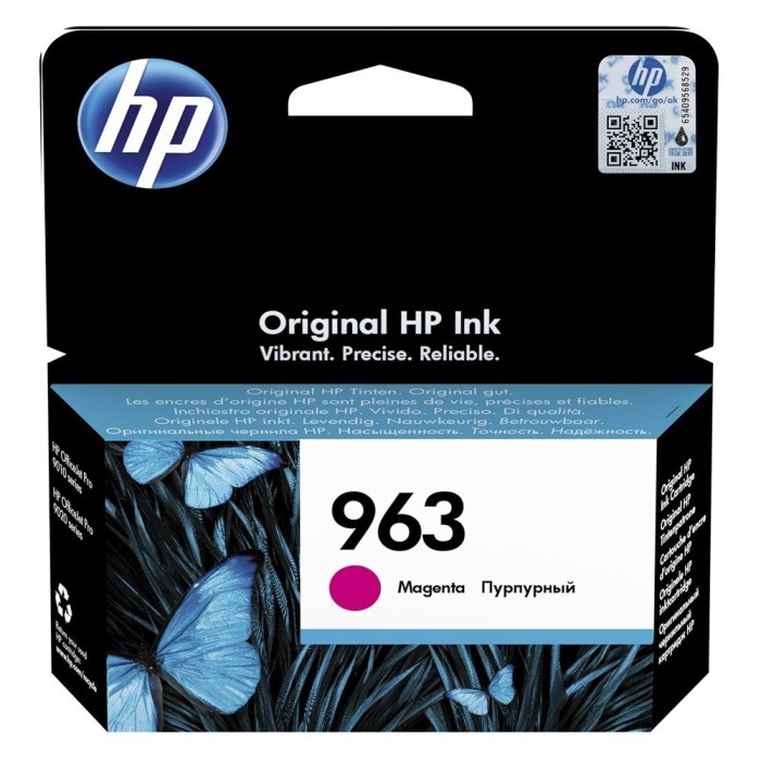 HP чернильный картридж  3JA24AE 963 Magenta