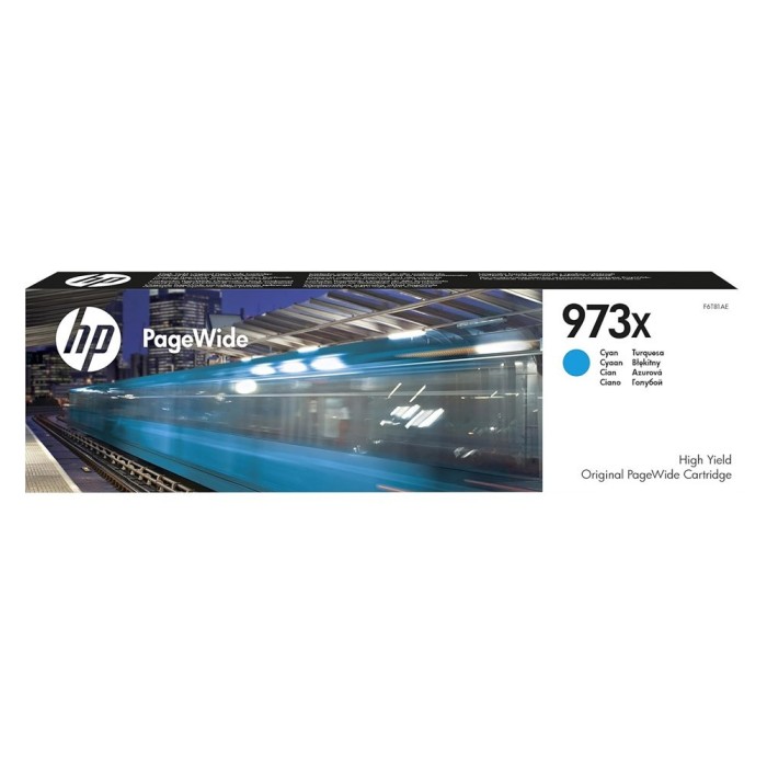 HP originaal tindikassett HP 973X C F6T81AE Cyan