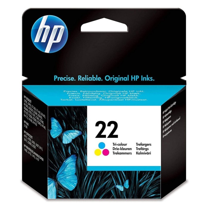 HP ink cartridge C9352AE 22 CMY