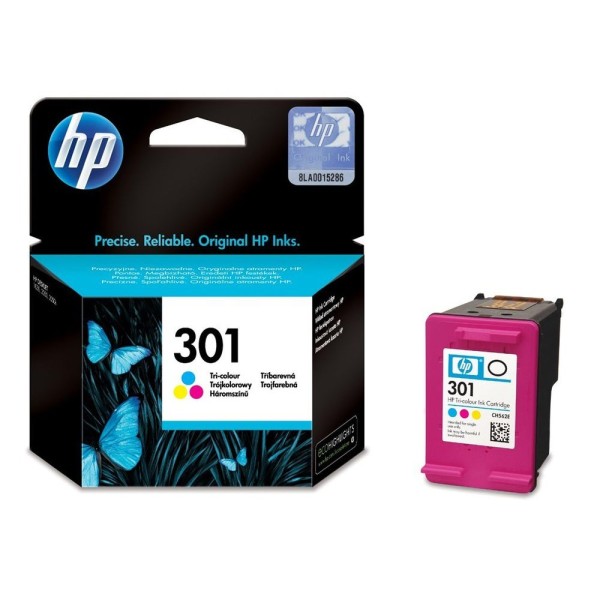 HP Tindikassett CH562EE HP 301 Tri-color