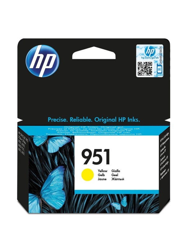 HP tindikassett CN052AE 951 Yellow