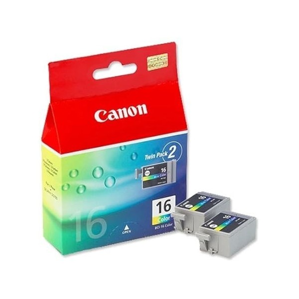 Canon 9818A002 BCI-16C BCI16C tintes kasetne OEM 2-pakk