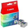 Canon 9818A002 BCI-16C BCI16C rašalo kasetė OEM 2-pakk