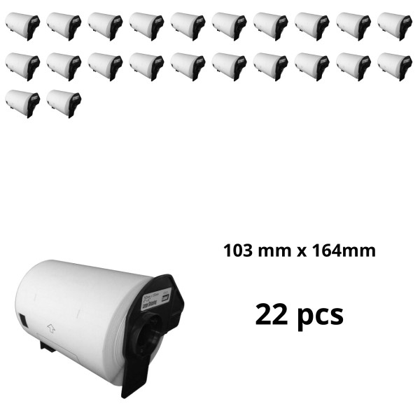 Brother DK-11247 DK11247 etiketi rull Dore analoog komplekt 22 tükki