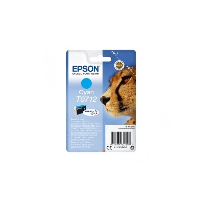 Epson оригинал чернила C13T07124010 T0712