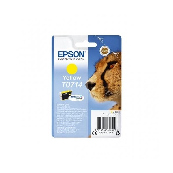 Epson оригинал чернила C13T07144010 T0714