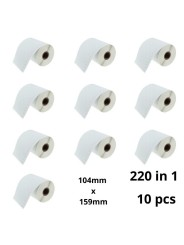 Dymo S0904980 etiķetes rullis Dore saderīga komplekts 10 gab.