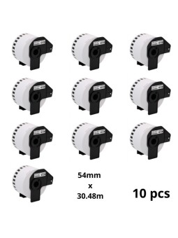 Brother DK-55224 DK55224 54mm x 30480mm lämpöpaperitarrat, valmistaja Dore, 10 шт
