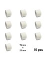 Zebra 800263-105 76mm x 25mm Thermal Paper Labels 25 mm Core Dore Manufacturer, 10 pcs