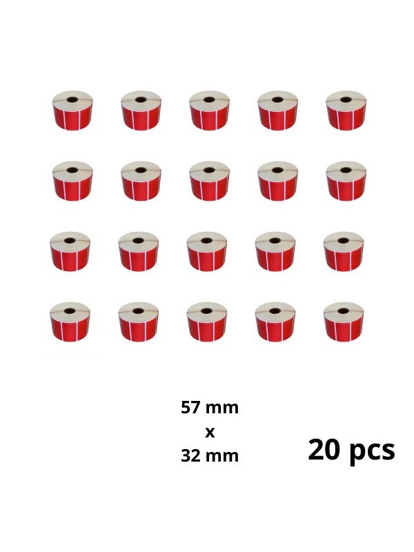 Zebra 800262-125 57mm x 32mm Thermal Paper Labels 25 mm Core Dore Manufacturer, 20 pcs Zebra 800262-125 57mm x 32mm Thermal Paper Labels 25 mm Core Dore Manufacturer, 20 pcs