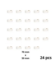 Zebra 70mm x 50mm Thermal Paper Labels 45 mm Core Dore Manufacturer, 24 pcs