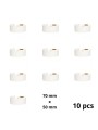 Zebra 70mm x 50mm Thermal Paper Labels 45 mm Core Dore Manufacturer, 10 pcs