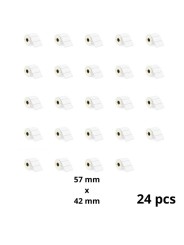 Zebra 67mm x 42mm Thermal Paper Labels 25 mm Core Dore Manufacturer, 24 pcs