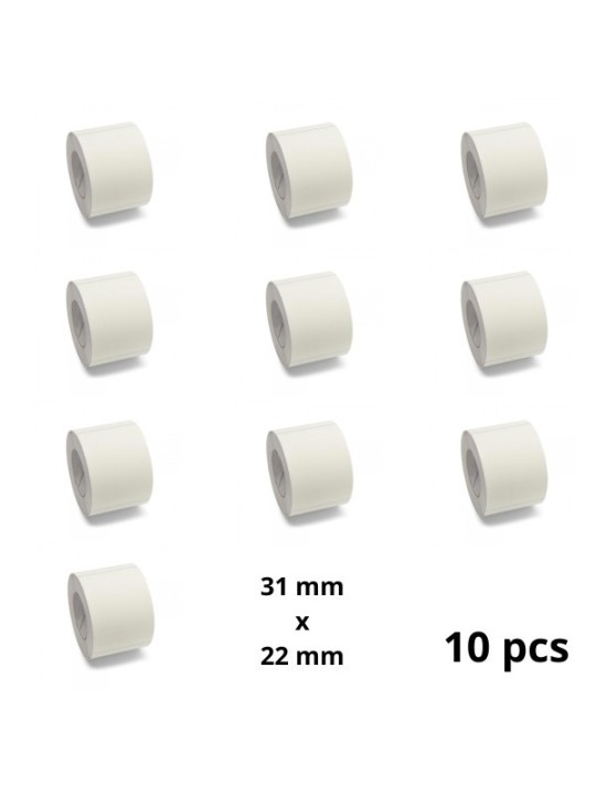 Zebra 3007208-T 31mm x 22mm термо рулоны этикеток 25 mm сердцевина Dore производитель, 10 шт
