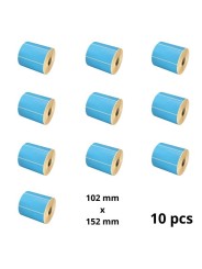 Zebra 800264-605 102mm x 152mm Thermal Paper Labels 25 mm Core Dore Manufacturer, 10 pcs