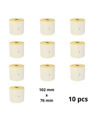 Zebra 800264-305 102mm x 76mm termopaberist etiketid 25 mm südamikuga, tootja Dore, 10 tk