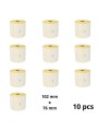 Zebra 800264-305 102mm x 76mm lämpöpaperitarrat 25 mm ytimellä, valmistaja Dore, 10 kpl