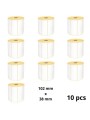 Zebra 800264-155 102mm x 38mm Thermal Paper Labels 25 mm Core Dore Manufacturer, 10 pcs