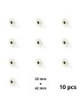 Zebra 23mm x 42mm термо рулоны этикеток 25 mm сердцевина Dore производитель, 10 шт