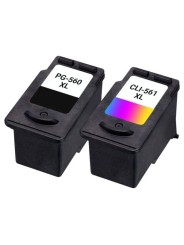 Canon PG-560XL + CL-561XL BK/C/M/Y tindikassett Dore analoog komplekt 2 tk