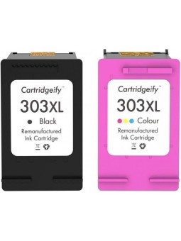 HP 303XL T6N04AE + T6N03AE BK/CMY rašalinė kasetė Dore suderinama komplektas 2 vnt