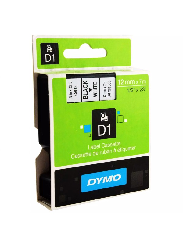 Dymo Этикеточная лента D1 D45013 45013 S0720530 Black On White