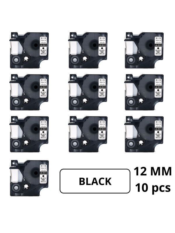 Dore analog printeri label tape Dymo D1 45013 S0720530 (Komplekt 10...