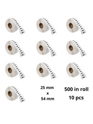 Dymo 11352 S0722520 etiķetes rullis Dore saderīga komplekts 10 gab.