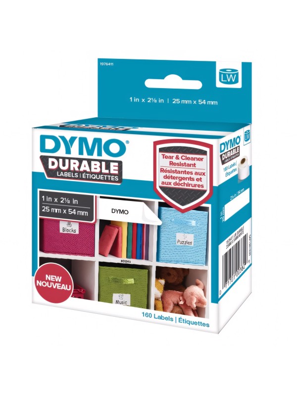 DYMO Ilgalaikės pramoninės Etiketės 25 x 89mm   (1933081 2112285)