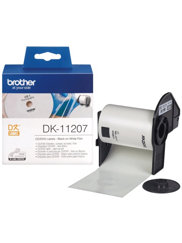 Brother DK-11207 DK11207 58mm x 58mm термо рулоны этикеток