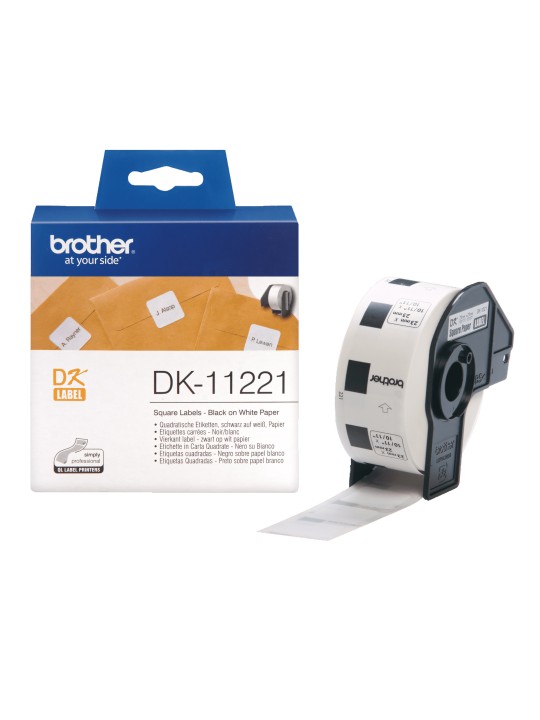 Brother DK-11221 DK11221 23mm x 23mm термо рулоны этикеток