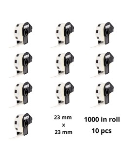Brother DK-11221 DK11221 23mm x 23mm термо рулоны этикеток Dore производитель, 10 шт