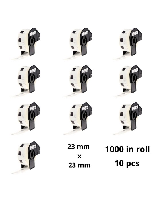 Brother DK-11221 DK11221 23mm x 23mm термо рулоны этикеток Dore производитель, 10 шт