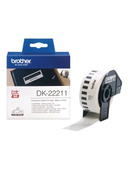 Brother DK-22211 DK22211 29mm x 15m термо рулоны этикеток