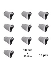 Brother DK-22243 DK22243 102mm x 30480mm Thermal Paper Labels Dore manufacturer, 10 pcs