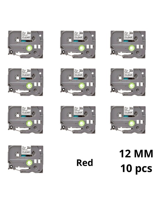 Dore analog Brother TZ-131/TZe-131 Label Maker Tape, 12mm x 8m, Bla...