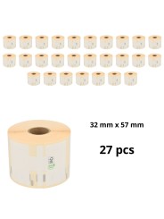 Dymo 11354 S0722540 label roll Dore compatible set 27 pcs