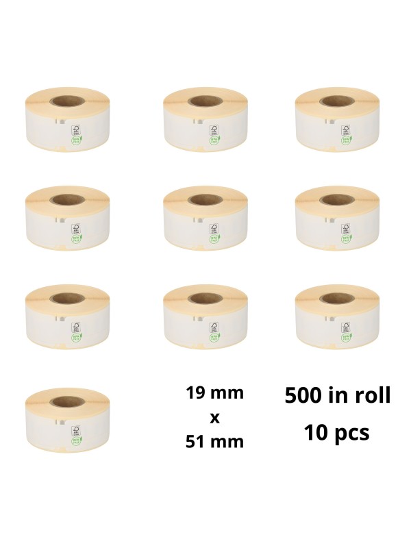 Dymo 11355 S0722550 label roll Dore compatible set 10 pcs Dymo 11355 S0722550 label roll Dore compatible set 10 pcs