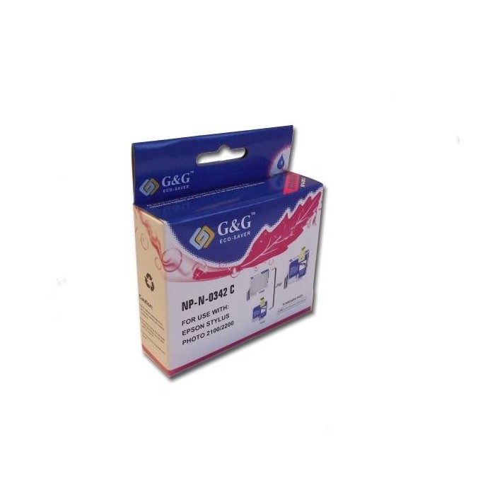 G&G tindikassett Epson C13T03424010 T0342 Stylus Photo 2100 2200