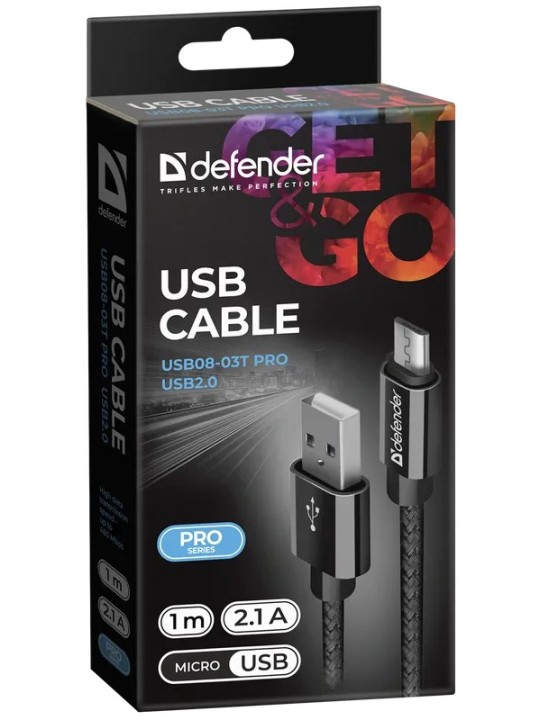 Defender USB08-03T PRO USB2.0 Black