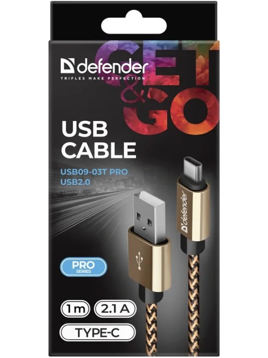 Defender USB09-03T PRO USB2.0 Golden