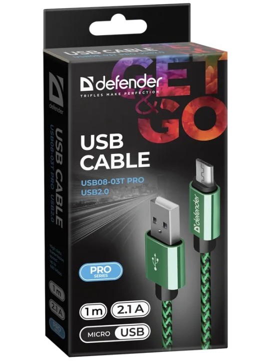 Defender USB08-03T PRO USB2.0 Green