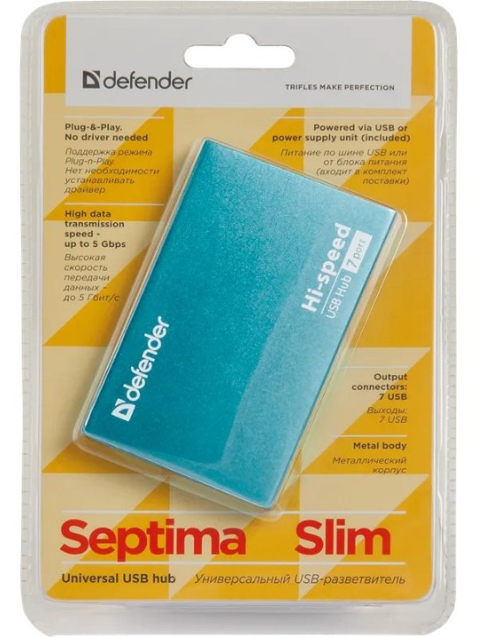 Defender USB hub Septima Slim