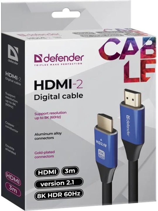 Defender HDMI HDMI-2, 3 m