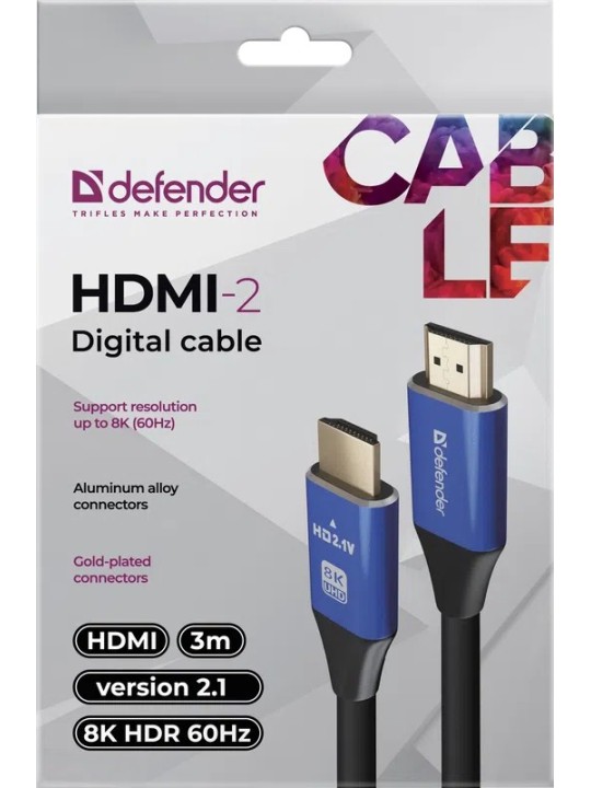 Defender HDMI HDMI-2, 3 m