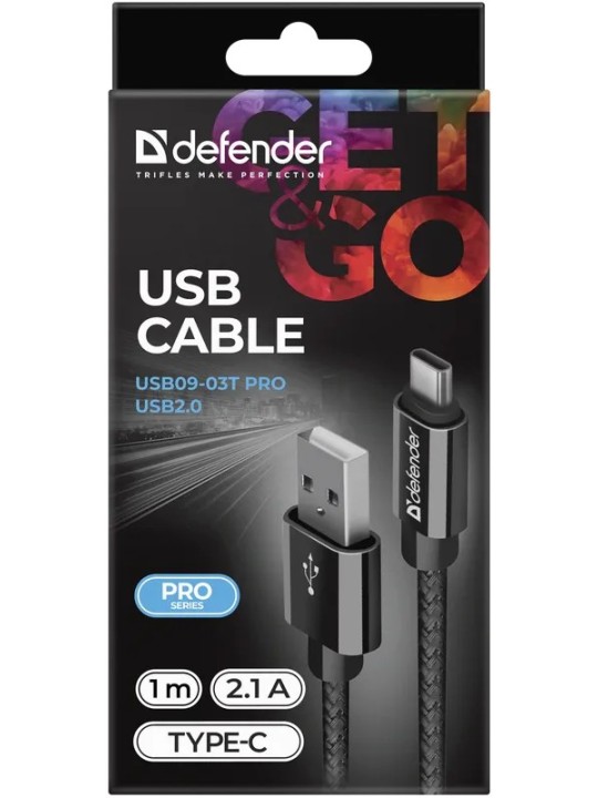 Defender USB09-03T PRO USB2.0 Black