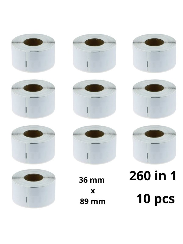 Dymo 99012 S0722400 etiketės ritinys Dore analoginė komplektas 10 vienetų