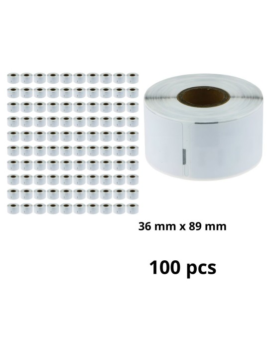 Dymo 99012 S0722400 label roll Dore compatible set 100  pcs
